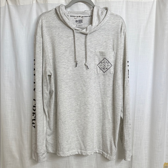 Salty Crew Other - Salty Crew Light Gray Hoodie Men’s Size XL